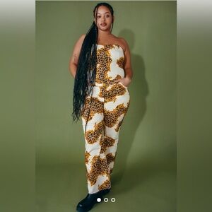 Miaou UO Exclusive Printed Morgan Pant & Bustier Set